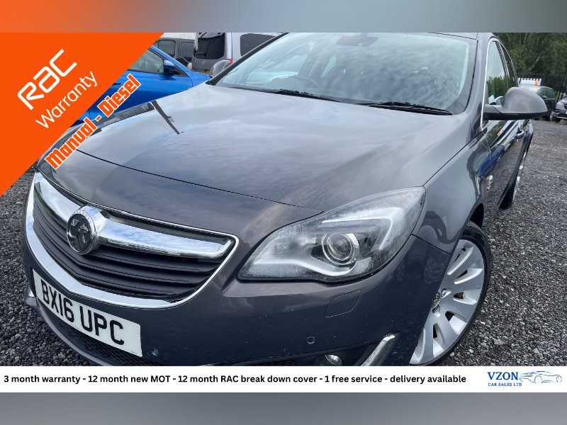 Grey Vauxhall Insignia 2.0 CDTi ecoFLEX Elite Nav Hatchback 5dr Diesel Manual Euro 6 s/s 170 ps